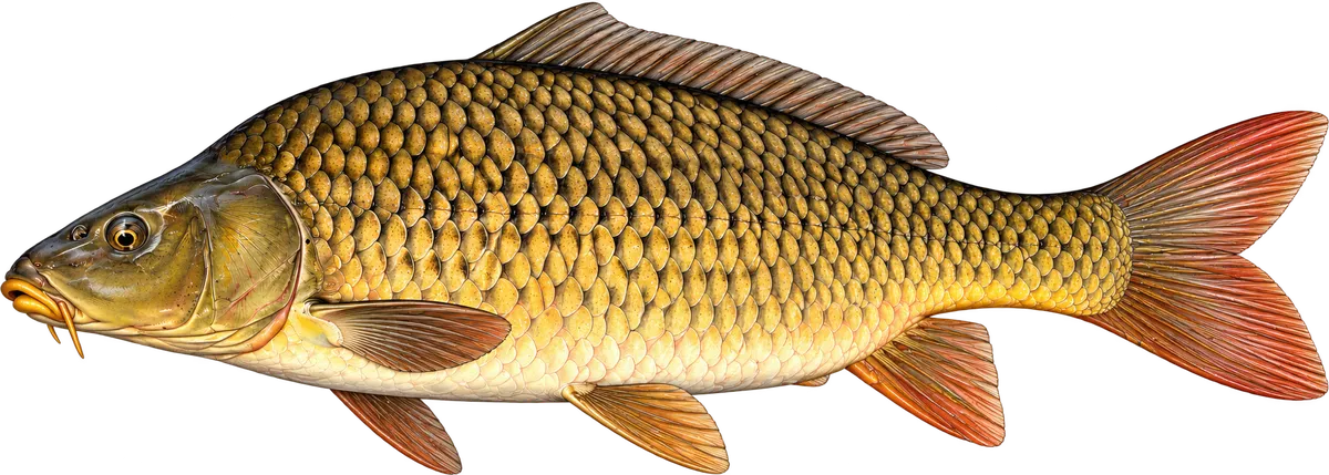 Common carp, illustration